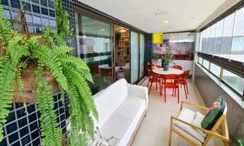 Imagem 2: Apartamento alto padrão quatro suítes ampla varanda gourmet com vista mar a venda na Colin