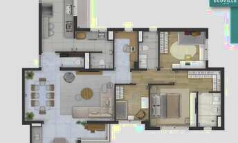 Imagem 5: Oportunidade - Apto Ecoville cond clube - 89m2 excelente