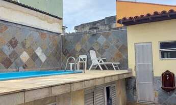Imagem 3: PADRE MIGUEL-RUA ANTENOR DE CARVALHO/EXCELENTE CASA DUPLEX 150M2/3 SUÍTES+PISCINA E CHURR
