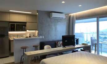 Imagem 3: Alugo apto studio com 49 m2, 1 dorm, 1 vaga, lazer e mobiliado, na Ponta da Praia