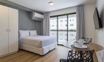 Imagem 2: Apartamento com 1 Quarto para alugar, 30m² - República