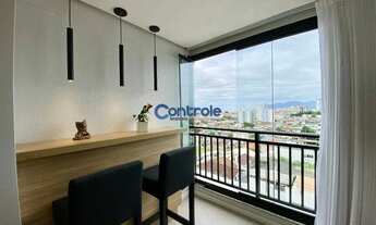 Imagem 7: Apartamento mobiliado em Barreiros com 02 dormitórios, 01 suíte e 02 sacadas e 01 vaga