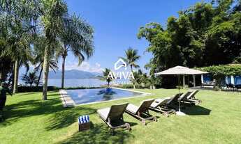 Imagem 3: Espetacular Casa pé na areia e deck para embarcação em Angra dos Reis