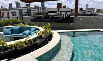 Imagem 2: Flat no Garden Haus, a beira mar do Jardim Oceania, posição sul com vista de nascente! Vis