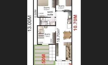 Imagem 5: Casa em condomínio fechado no Novo Aleixo