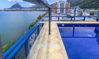 Imagem 4: Lagoa, Cinematográfica e Deslumbrante cobertura duplex, porteira Fechada!