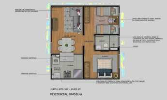 Imagem 4: Residencial Marselha - More em frente ao shopping. Cadastre-se e Use o FGTS