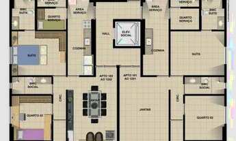 Imagem 4: AG Apartamento de 97m² com 3 quartos e 1 suíte em Boa Viagem - Recife - PE