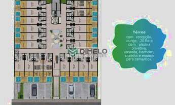 Imagem 7: ULTIMAS UNIDADES - EXCELENTE FLAT 25 M2, AREAS DECORADAS E MUITO LAZER PERTO DE TUDO EM PO