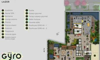 Imagem 2: Ágio GYRO O2 RESERVA YBITI - ÁGIO Apartamento com 1 Quarto(s) e 1 banheiro(s) à Venda, 43