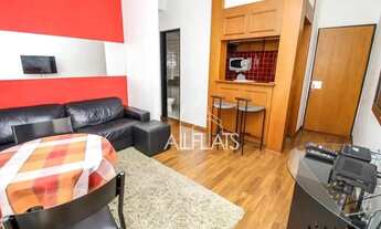 Imagem 4: Flat com 1 dormitório, 40 m² - venda por R$ 691.500,00 ou aluguel por R$ 5.500,00/mês - Ja