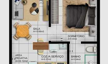 Imagem 5: Apartamento à venda no Residencial Grey