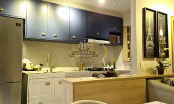 Imagem 2: LOCAÇÃO Alphaville de 2 dormitórios sendo 1 suíte SEMI MOBILIADO