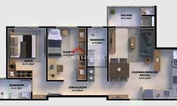 Imagem 7: Apartamento em Rua Orlando João da Rosa - Nova Palhoça - Palhoça/SC