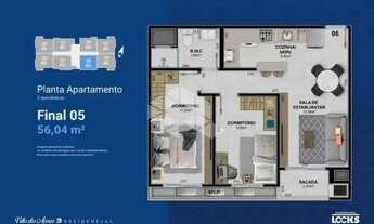 Imagem 2: FINANCIAMENTO DIRETO COM CONSTRUTORA - Apartamento com 2 quartos/dormitórios no bairro Rio