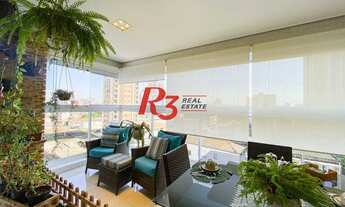 Imagem 2: Apartamento para venda com 111 metros quadrados com 2 quartos em Ponta da Praia - Santos