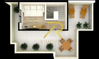 Imagem 4: SOBRADO COM TERRAÇO DE FRENTE P/ RUA - 116M² - 3 QUARTOS SENDO 1 SUÍTE MASTER - PINHEIRINH