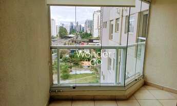 Imagem 2: Apartamento com 1 dormitório para alugar, 49 m² por R$ 3.722/mês - Campo Belo - São Paulo