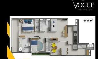 Imagem 2: ALUGA ED.VOUGUE RESIDENCE PRIMEIRA LOCAÇÃO 2/4 UMARIZAL