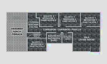 Imagem 6: Quarto individual mobiliado no Centro do Rio/ Gamboa, somente para mulheres