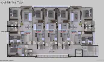 Imagem 5: Apartamento para Venda em Cabedelo, Intermares, 2 dormitórios, 1 suíte, 1 banheiro, 1 vaga