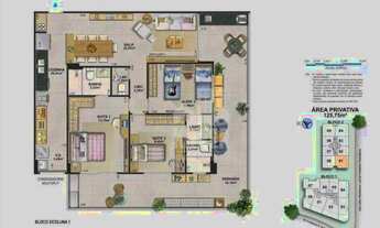 Imagem 6: Apartamento com 3 quartos à venda, 125 m² por R$ 1.399.000 - Piratininga - Niterói/RJ