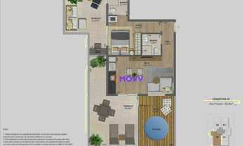 Imagem 5: Apartamento com 1 dormitório à venda, 36 m² por R$ 720.000,00 - Piratininga - Niterói/RJ