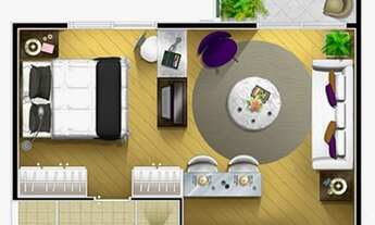 Imagem 4: Apartamento com 1 dormitório à venda, 34 m2 por R$ 320.000,00 - Vila Andrade - São Paulo/S