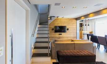 Imagem 4: Essa espetacular cobertura duplex mobiliada na zona sul irá te surpreender..