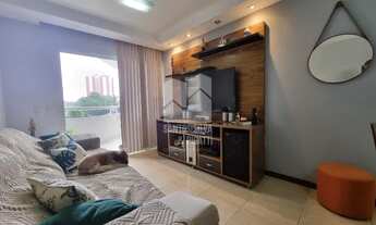 Imagem 2: Apartamento tipo Village com 2 quartos, suíte e gabiente, com Varanda e Piscina 1° andar