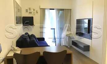 Imagem 1: Flat com boa localização para locação, em uma rua tranquila no coração do Itaim Bibi