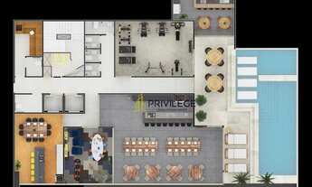 Imagem 6: Apartamento Garden com 3 dormitórios à venda, 115 m² por R$ 1.372.193,51 - Fazenda - Itaja