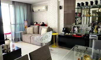 Imagem 6: Apto com lazer completo no Guararapes, 76m2 de área, projetado, 2 quartos, 3 wc's e 2