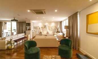 Imagem 6: Apartamento mobiliado para venda e locação com 331m² e 4 quartos sendo 3 suítes - Itaim Bi