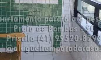 Imagem 3: JANEIRO Apartamento 6 a 8 pessoas, Praia de Bombas SC, 2 quartos com ar, churrasqueir