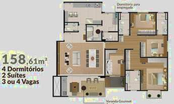 Imagem 3: Apartamento a venda no Urbanova com 3 quartos