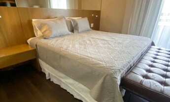 Imagem 3: O apartamento é inteiro mobiliado, 33m2 com tudo que existe de mais moderno e aconchegante