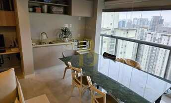 Imagem 2: Apartamento Mobiliado à Venda no Brooklin - 82 m² | 1 Suíte | Varanda Gourmet