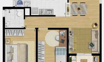 Imagem 11: Apartamento para Locação em Carapicuíba, Vila da Oportunidade, 2 dormitórios, 1 banheiro