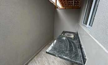 Imagem 4: Sobrado novo à venda 02 dormitórios 01 vaga em condomínio Maracanã - Praia Grande - SP