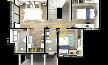 Imagem 3: SOBRADO COM TERRAÇO DE FRENTE P/ RUA - 116M² - 3 QUARTOS SENDO 1 SUÍTE MASTER - PINHEIRINH