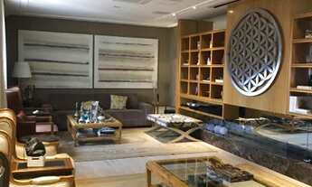 Imagem 2: Apartamento com 4 suítes, sendo a máster com closet e banheiro Sr. e Sra., sala com 3 ambi