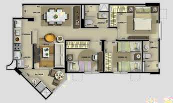 Imagem 2: Apartamento à venda Cond. Villaggio Di Bonifácia