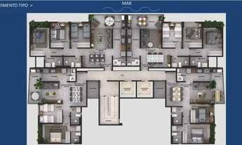 Imagem 4: Apartamento para venda possui 60 metros quadrados com 2 quartos