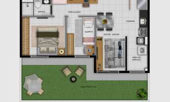 Imagem 5: APARTAMENTO COM DOIS QUARTOS E VAGA