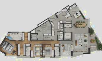 Imagem 7: Apartamento no Arbo Cabral em andar alto com 3 suítes e 3 vagas