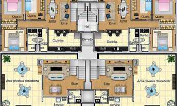 Imagem 3: Cobertura com 3 dormitórios à venda, 160 m² por R$ 650.000,00 - Diamante - Belo Horizonte