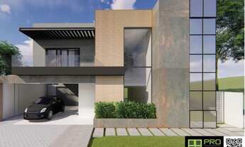 Imagem 3: Casa em condomínio fechado com 4 suítes e um amplo espaço de área aberta plano