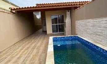 Imagem: Casa nova com piscina e 2 quartos em Itanhaém/SP