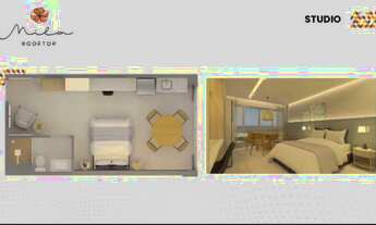 Imagem 3: Apartamento para venda possui 27 metros quadrados com 1 quarto em - Tamandaré - Pernambuc